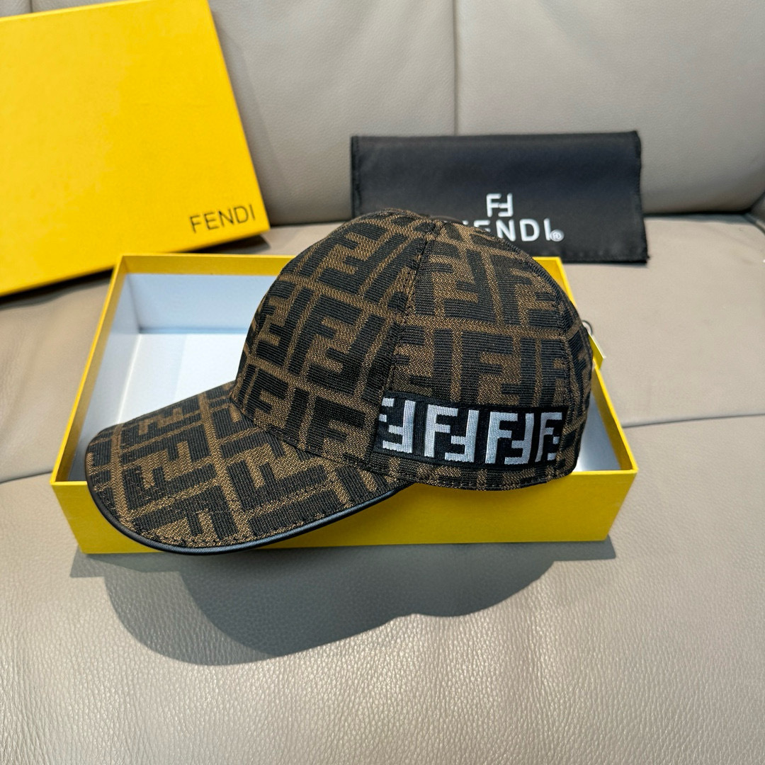Fendi FF Logo Baseball Cap