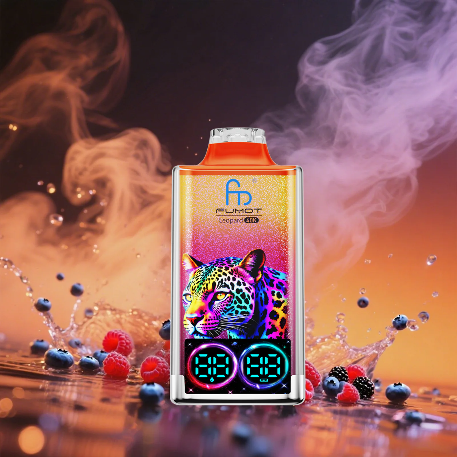 FUMOT Leopard 40K EU Edition Disposable Vape – Blackberry Red Raspberry - Vaba Vape-Shop