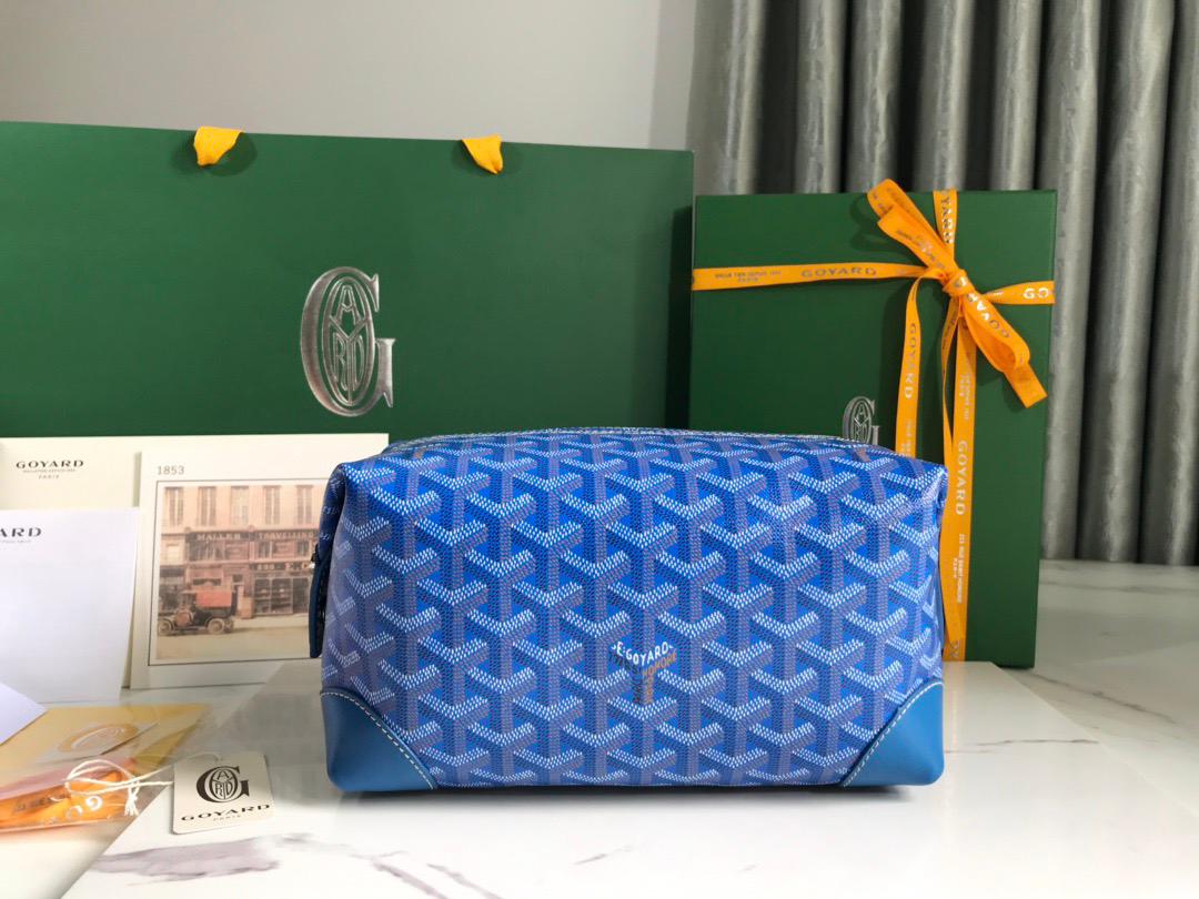 Goyard cosmetic bag