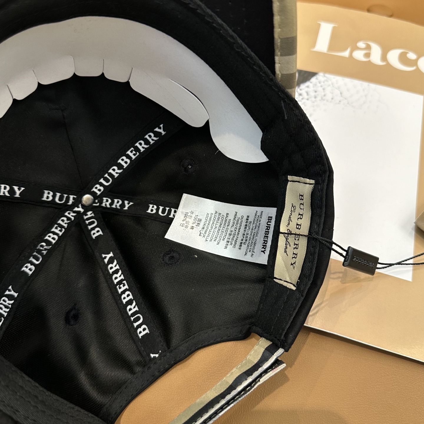 Burberry Check Baseball Cap