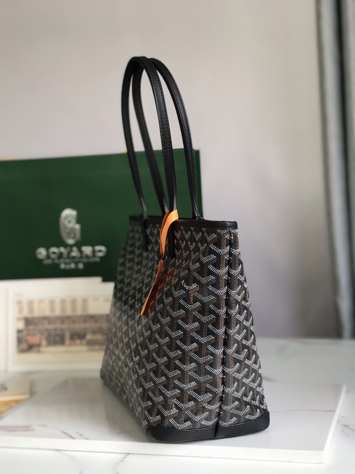 Goyard Saint Louis Artois PM Bag in Black