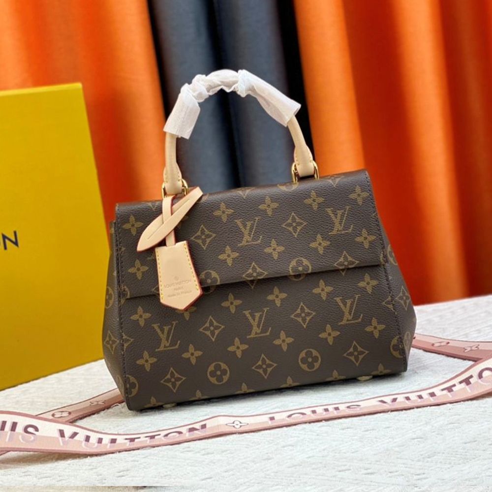 Louis Vuitton LV Cluny Leather Shoulder Crossbody Bag M46055&M46054