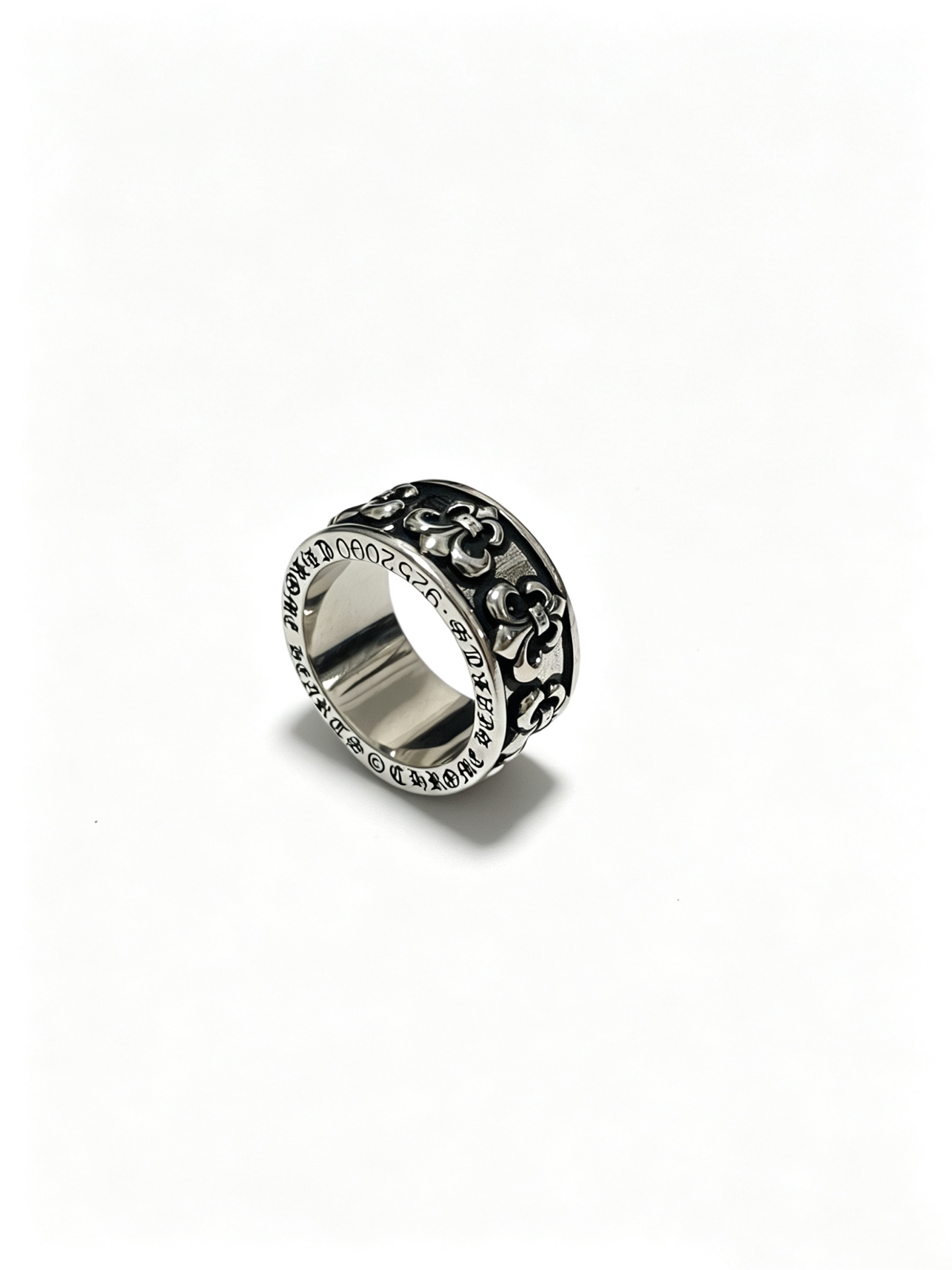 Chrome Hearts Oxidized SilverUnisex Ring