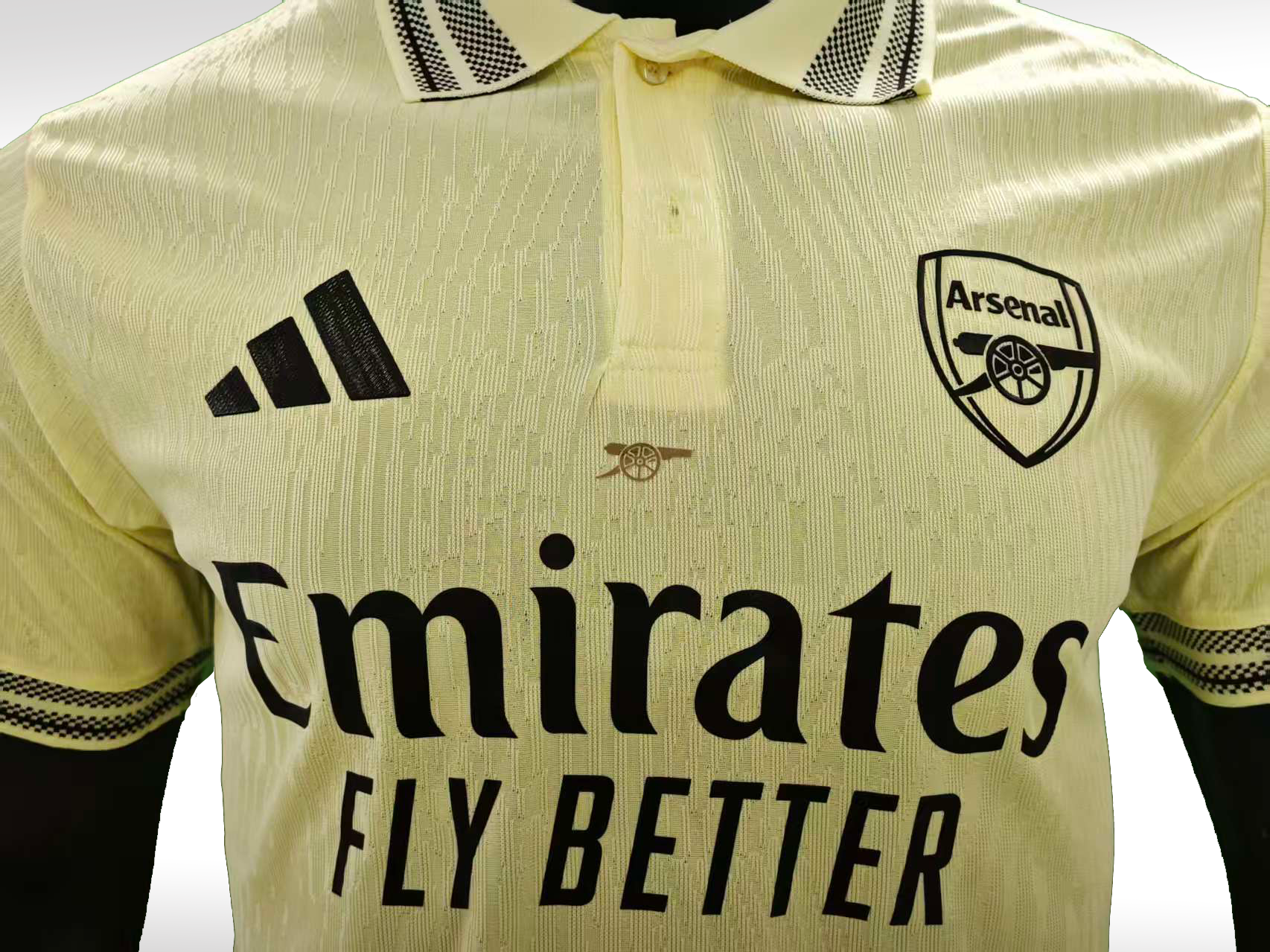 2025-26 Player Version Arsenal Yellow Football Shirt 1:1 Thai Quality