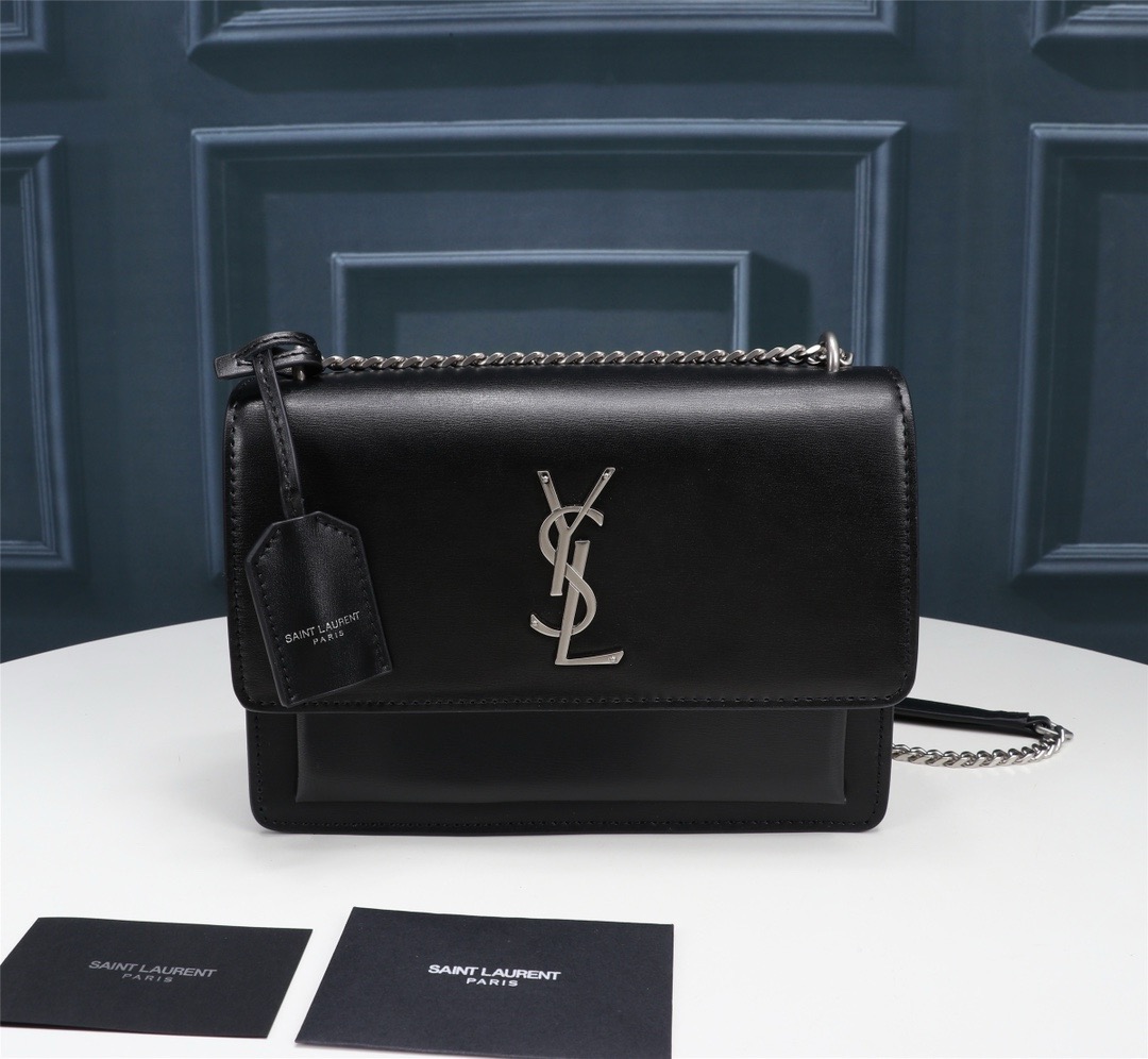 Saint Laurent YSL Medium SUNSET bag Smooth Leather bag