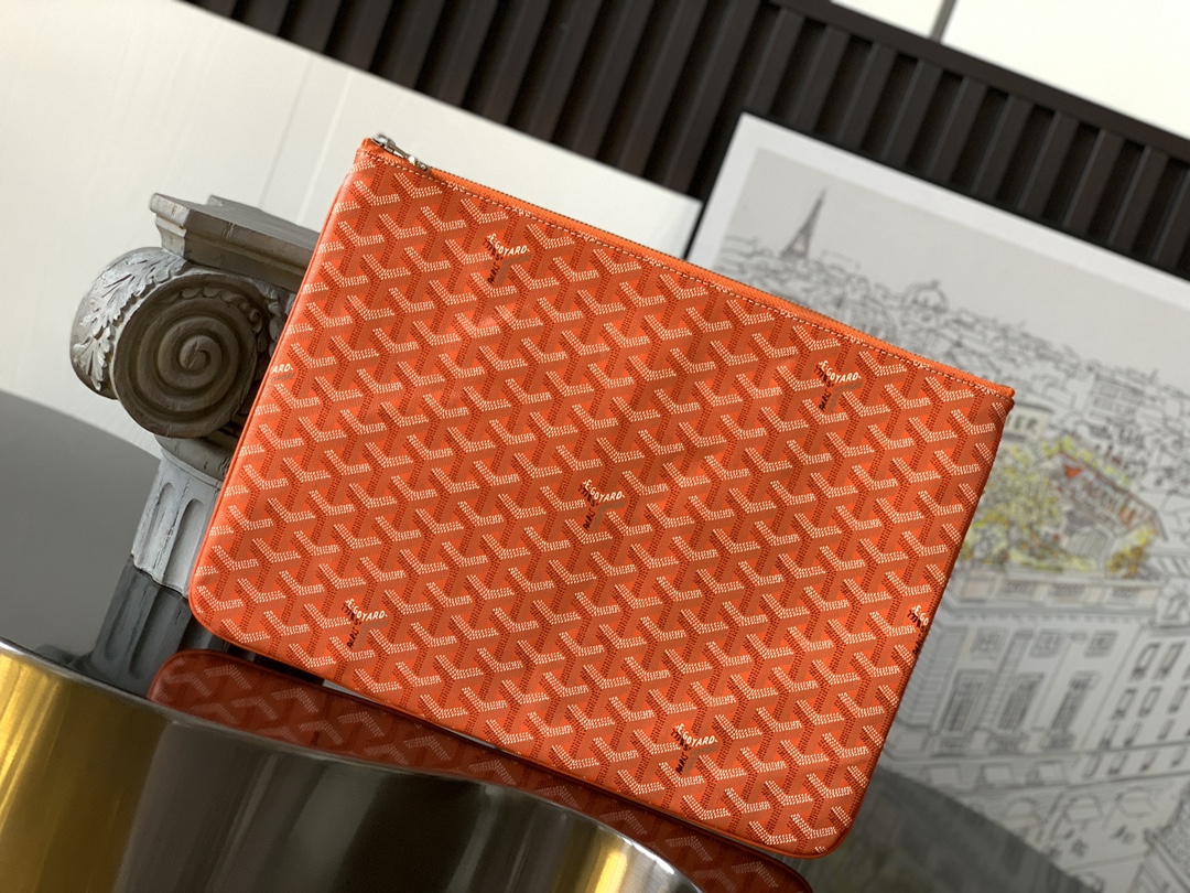 Goyard Sénat pouch in Green