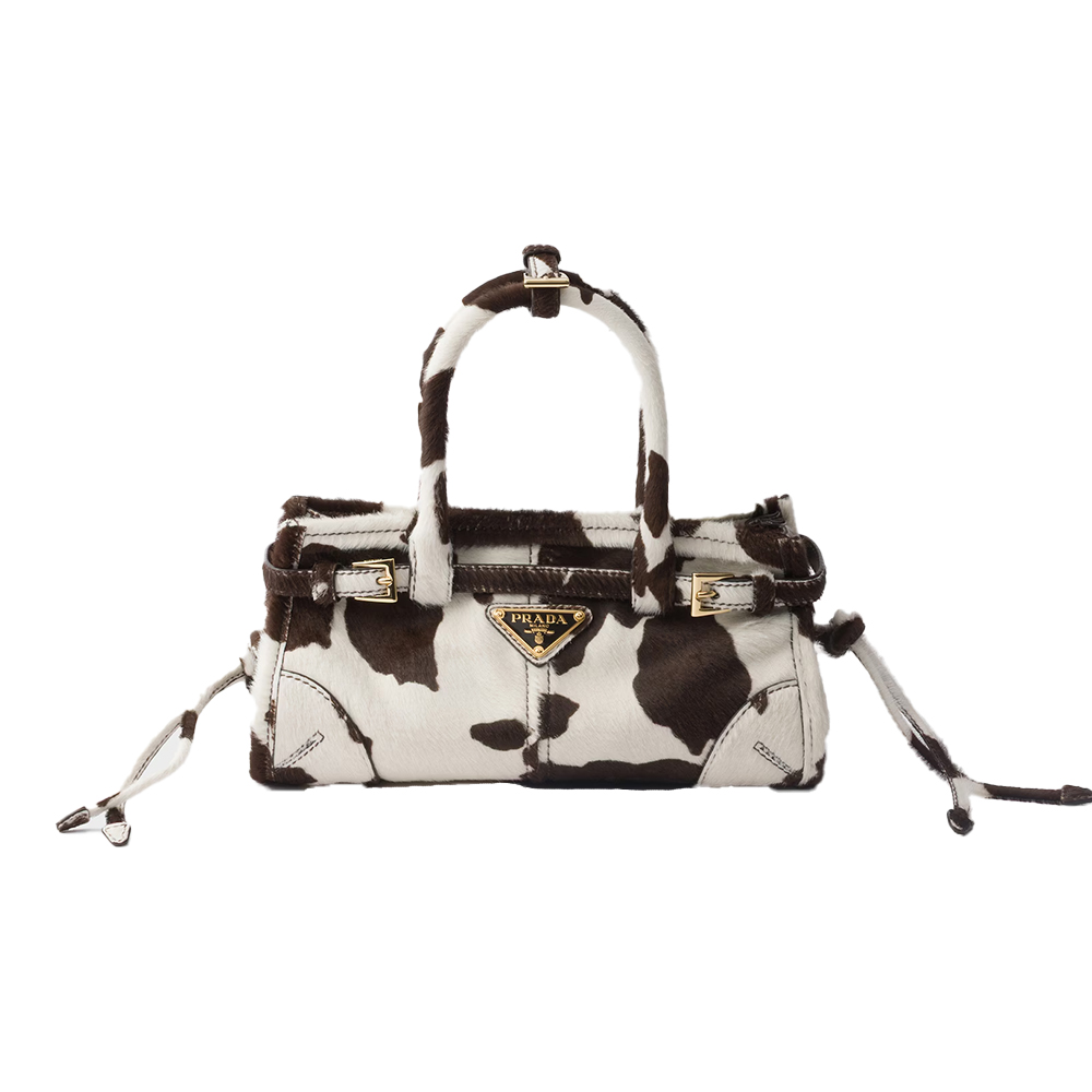 Prada Bonnie mini printed leather handbag