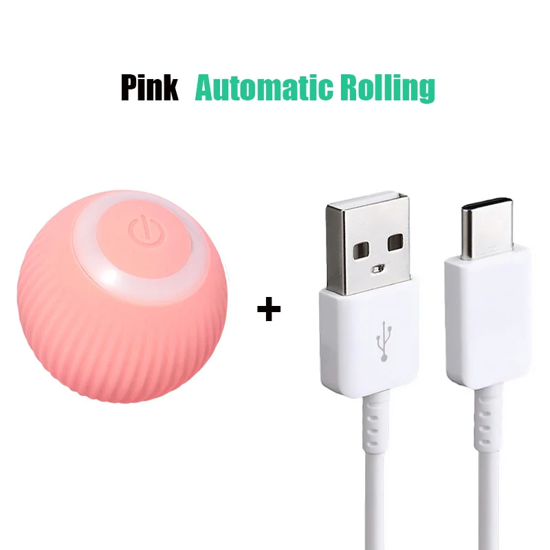 Electric Cat Ball Toys Automatic Rolling Smart Cat Toys