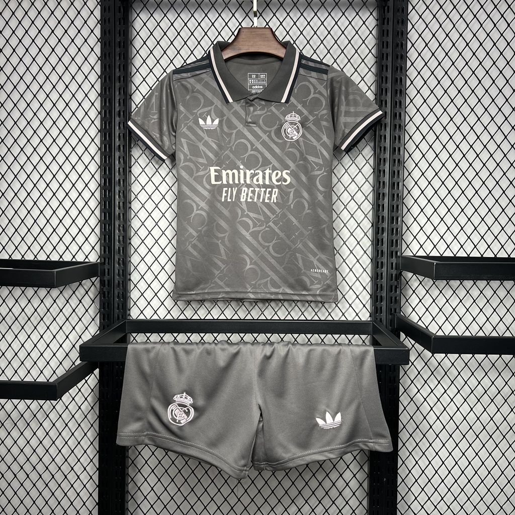 Kids Kit Real Mαdrid 24/25 Away Gray