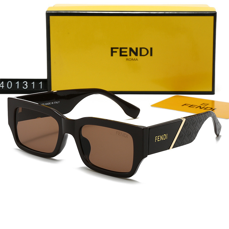 Fendi FF Embossed Chunky Sunglasses - KAIROO