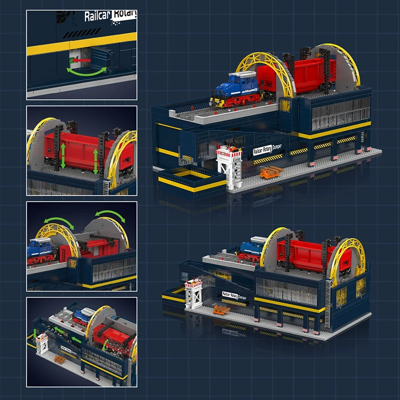 MOULD KING 17094 - Railcar Rotary Dumper