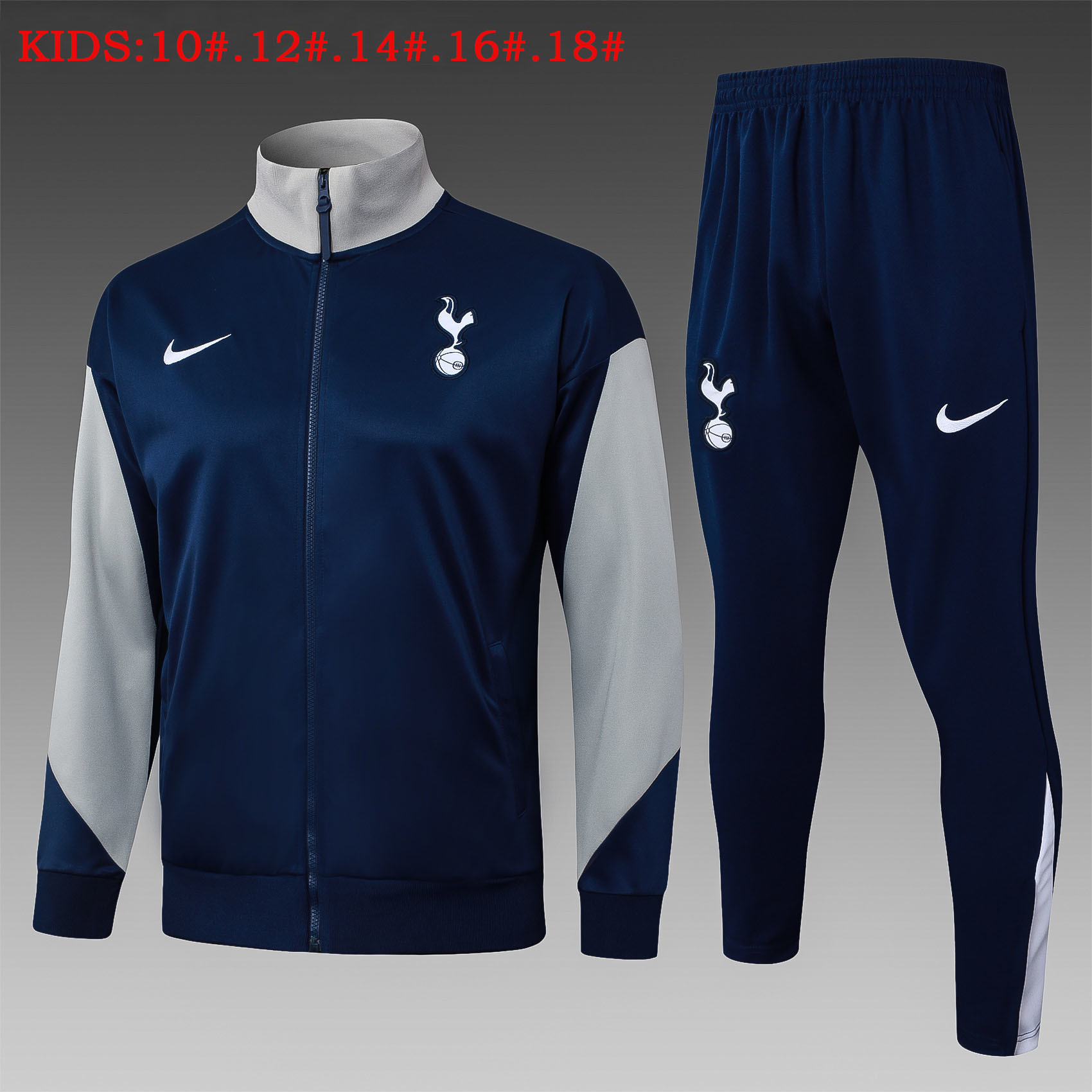 Tottenham Hotspur Kids Training Jacket Suit 25/26 | Soc Jersey - Premium Football Jersey