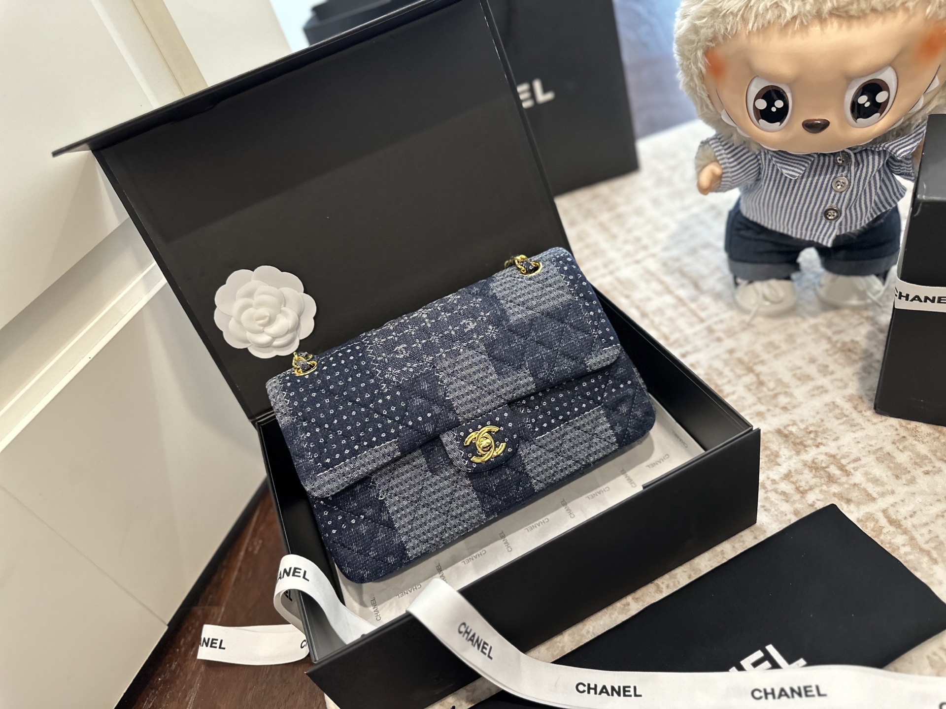 Chanel New Denim blue Flap Bag
