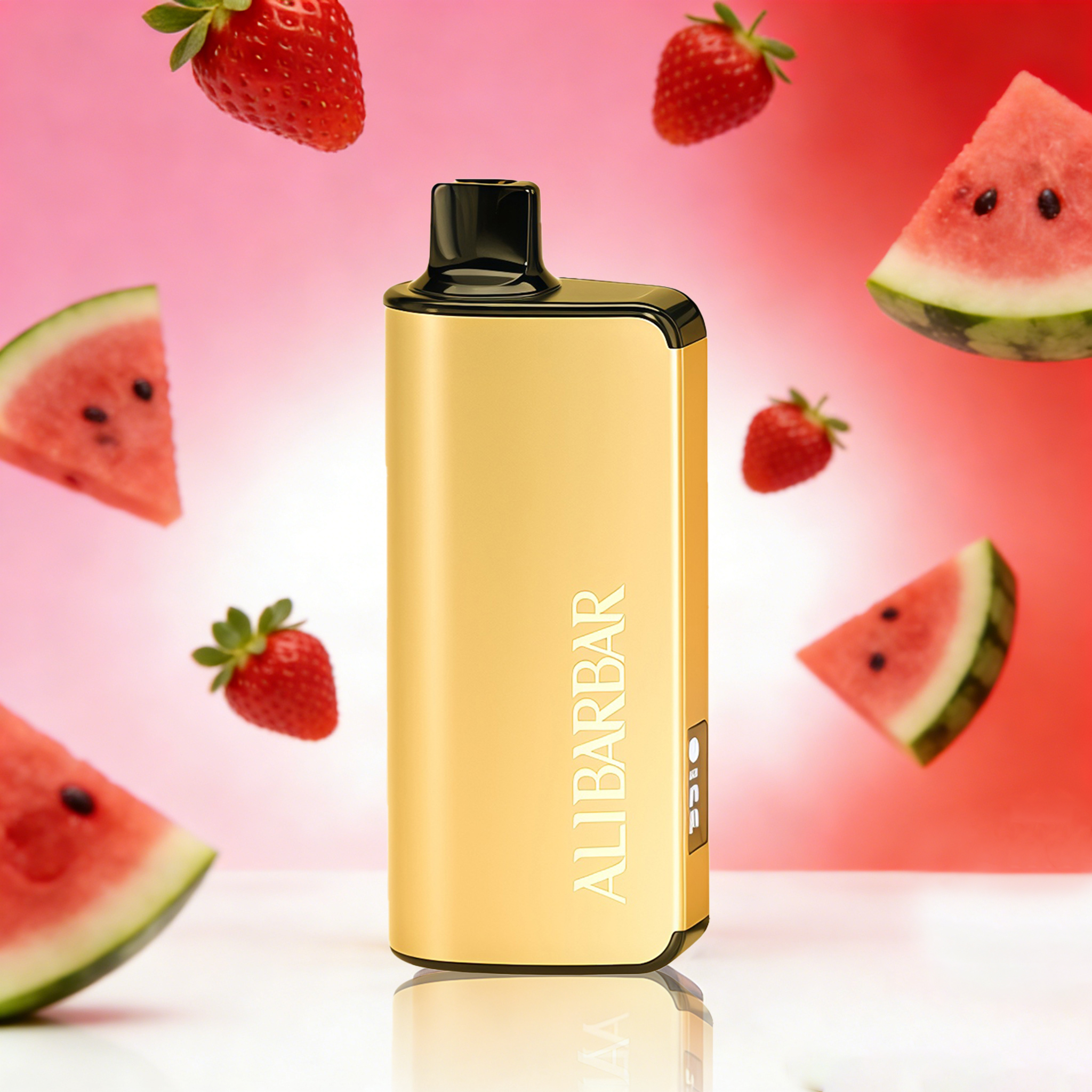 ALIBARBAR INGOT 9000 PUFFS-STRAWBERRY WATERMELON