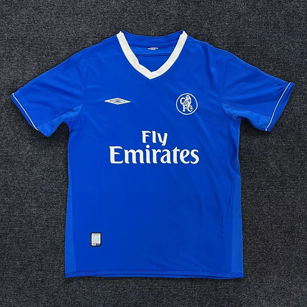 2003/05 Retro Chelsea Home Blue Soccer Jersey 1:1 Thai Quality
