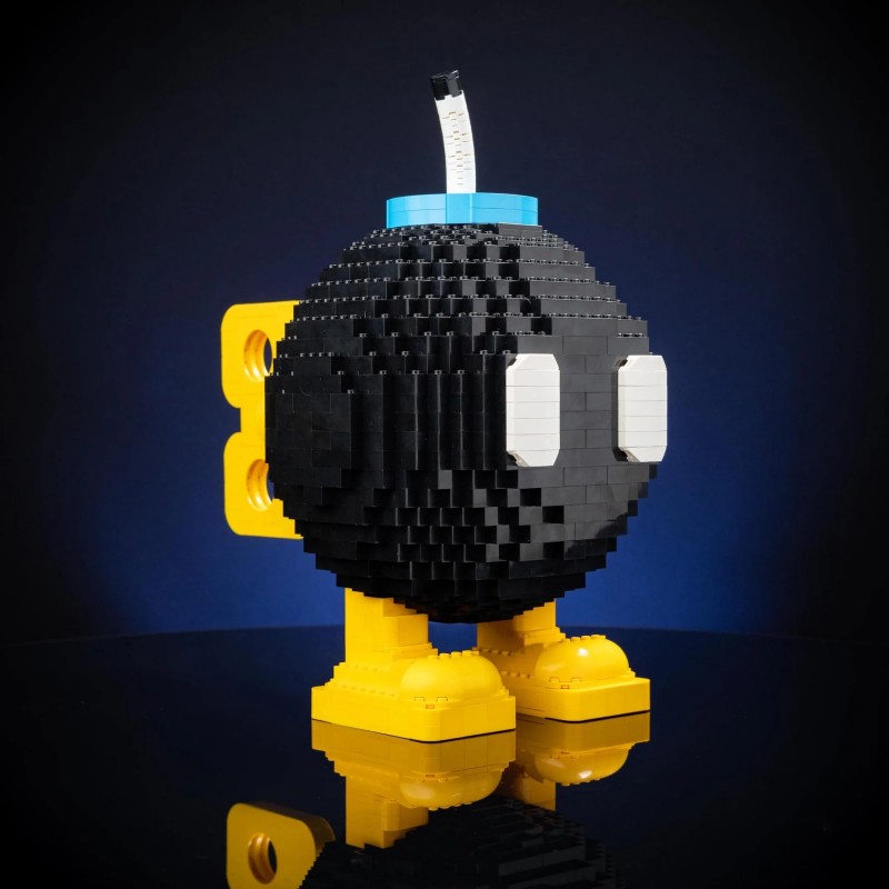 1393Pcs Super Mario MOC Bob-Omb
