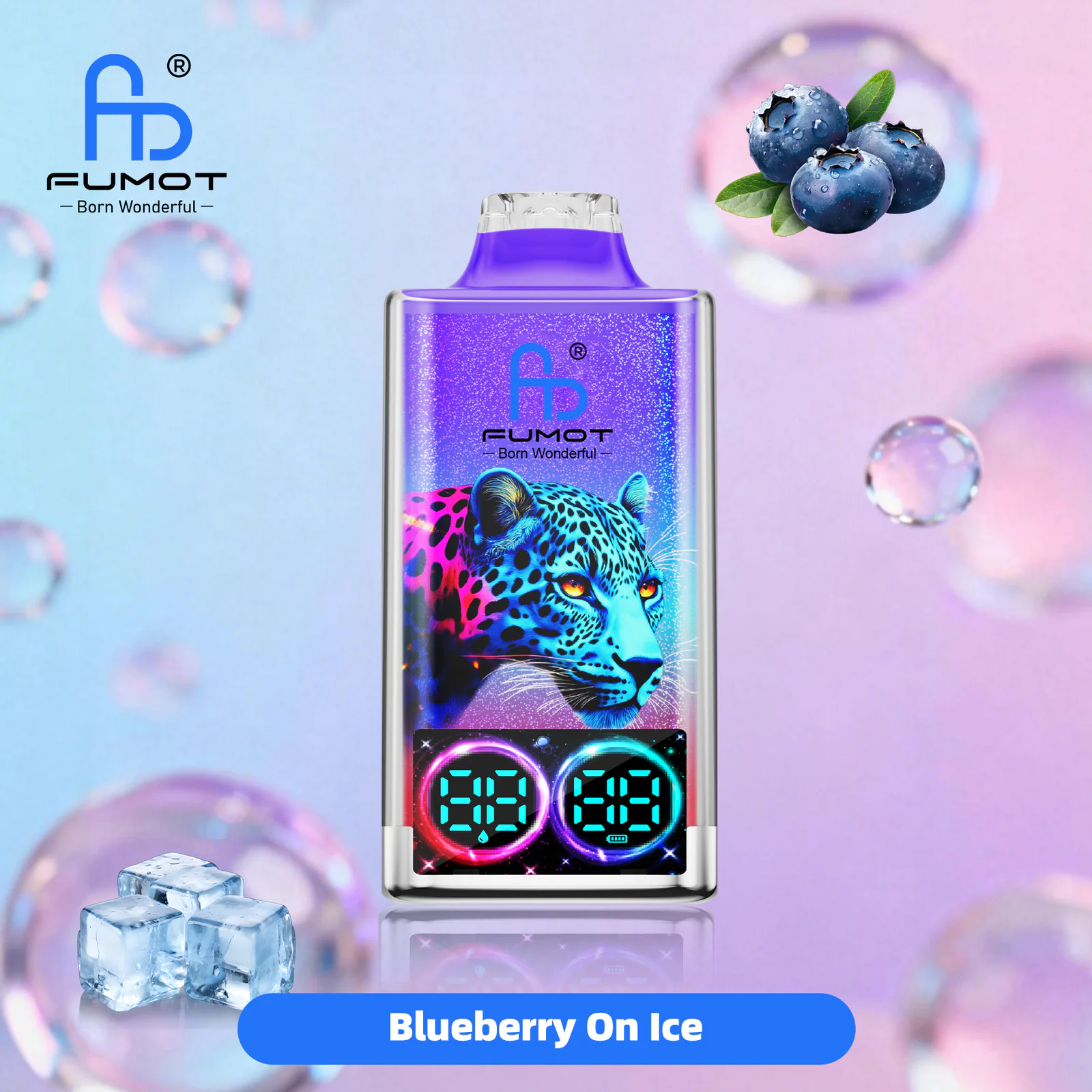 FUMOT Leopard 40K Disposable Vape – Blueberry On Ice - Vaba Vape-Shop