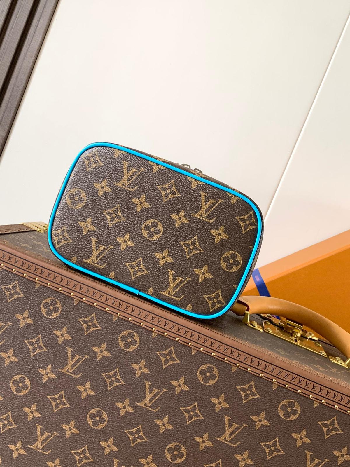 Louis Vuitton LV Makeup Box Nice Mini Pondichery Pink M12650