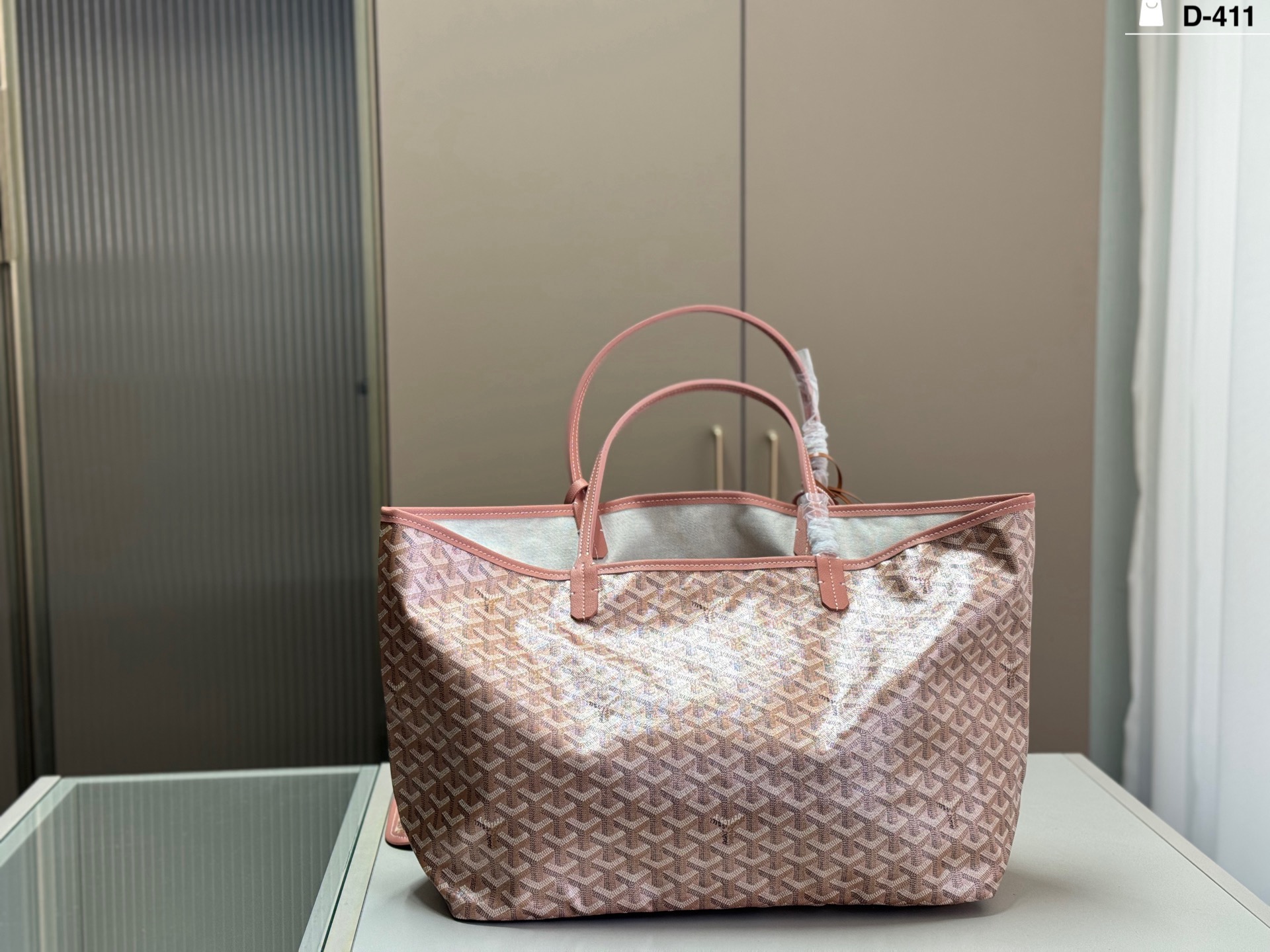 Goyard 2026 New Limited Edition Large-Capacity Pink Tote Bag SIZE(30*23)