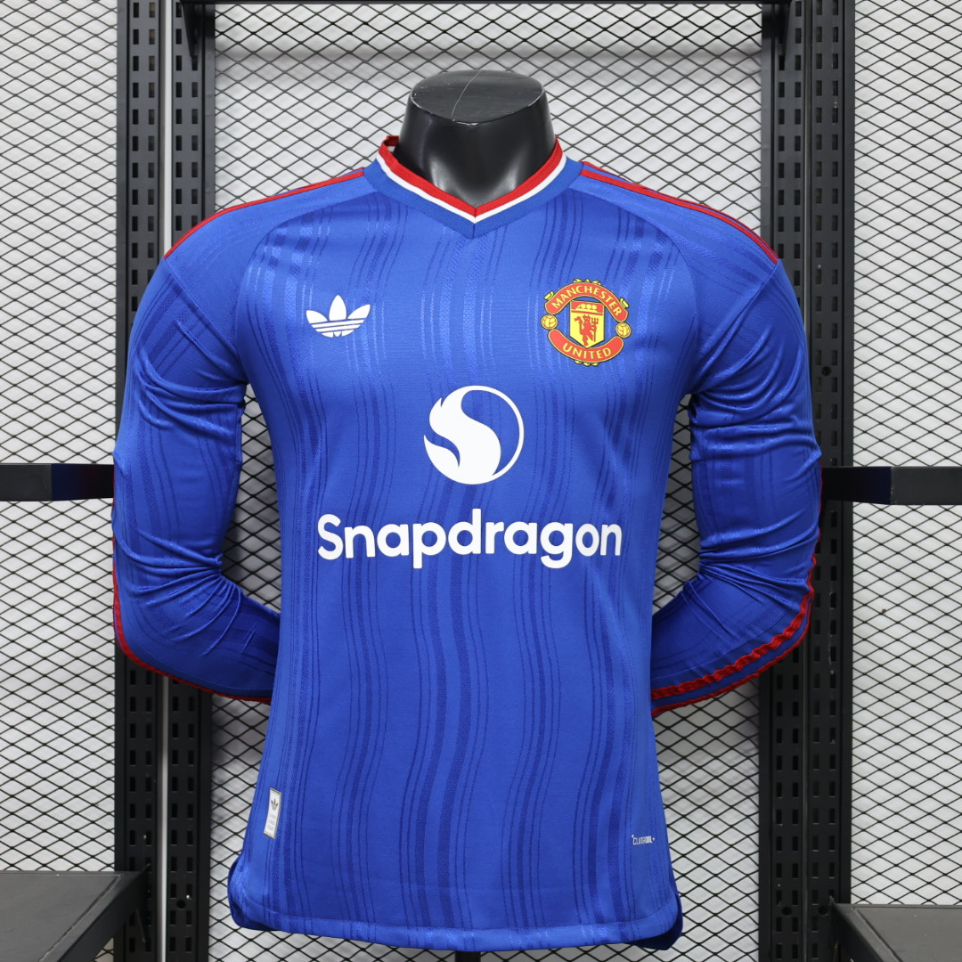 Manchester United Away Long Sleeve Jersey Player Version 26/27