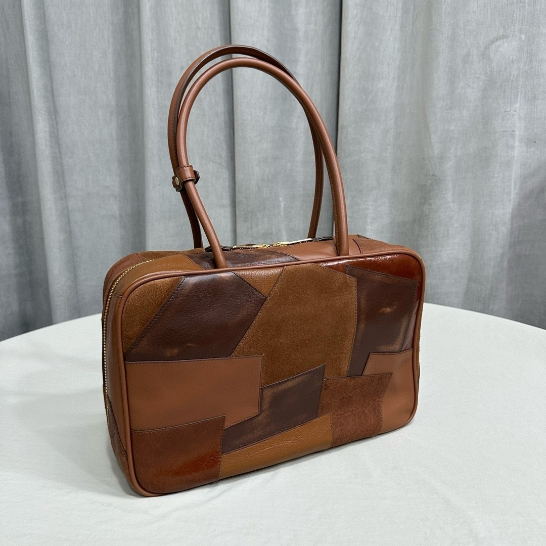 Miumiu Beau bag with leather patches