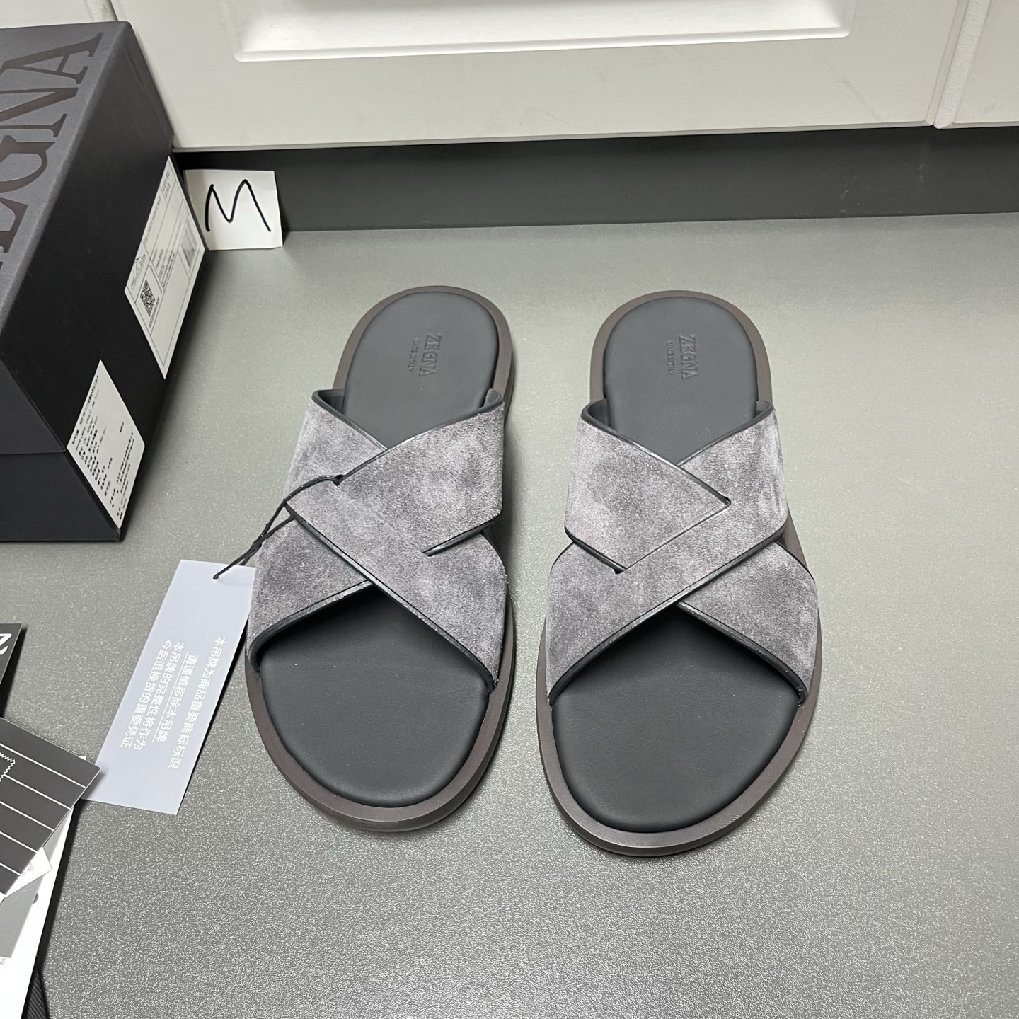 Zegna Men's Suede Mules