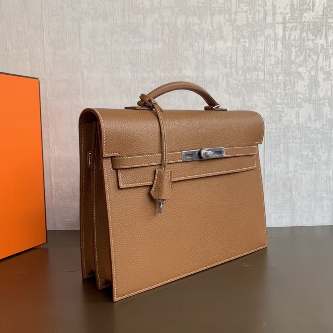 Hermes Kelly briefcase men's bag