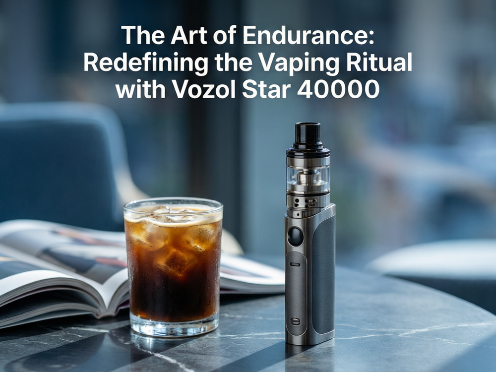 The Art of Endurance: Redefining the Vaping Ritual with Vozol Star 40000