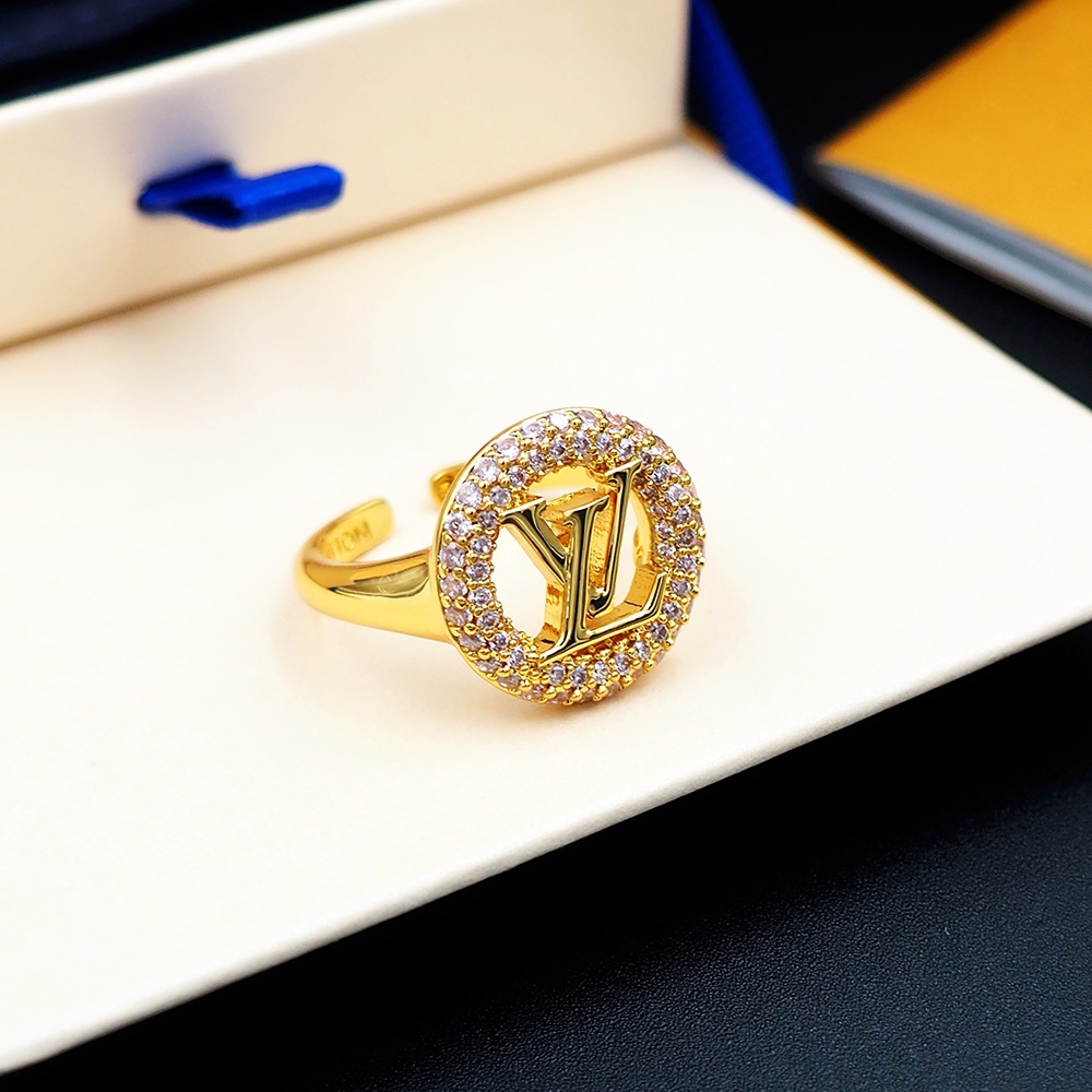 Women's LV Fashion Open Ring
