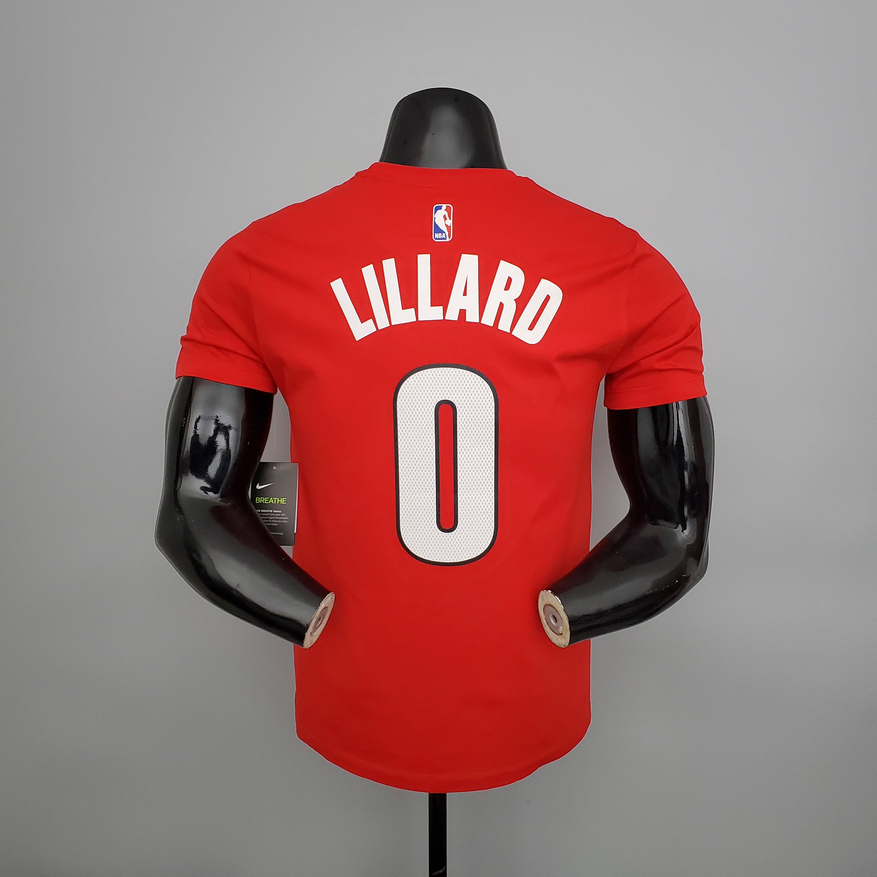 Damian Lillard Portland Trail Blazers Casual T-shirt Red