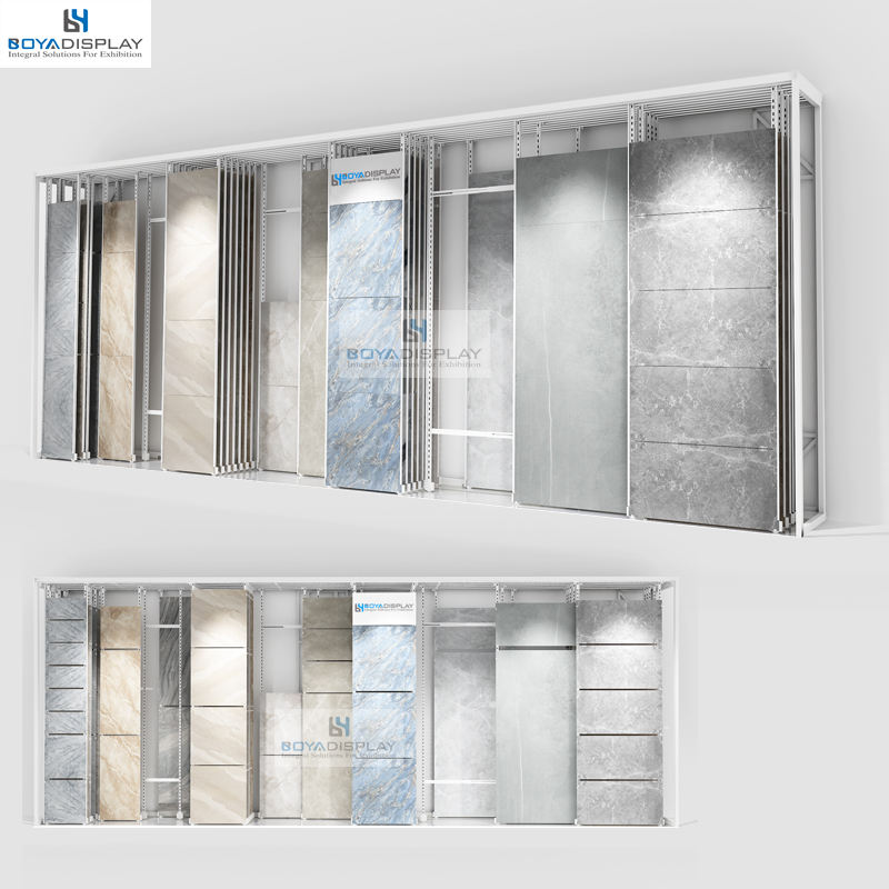 Showroom Display Racks for Granite and Marble Tile Stand Displays Adjustable Type Rack