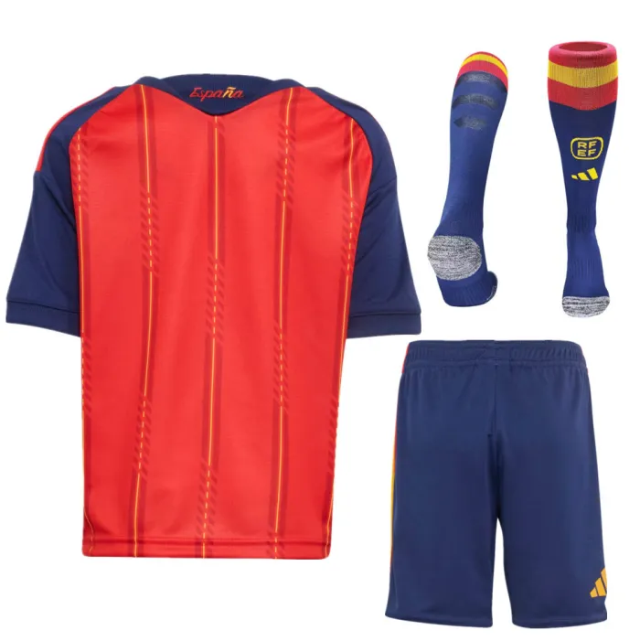 Kids Spain Home Jersey Suit & Socks World Cup 2026