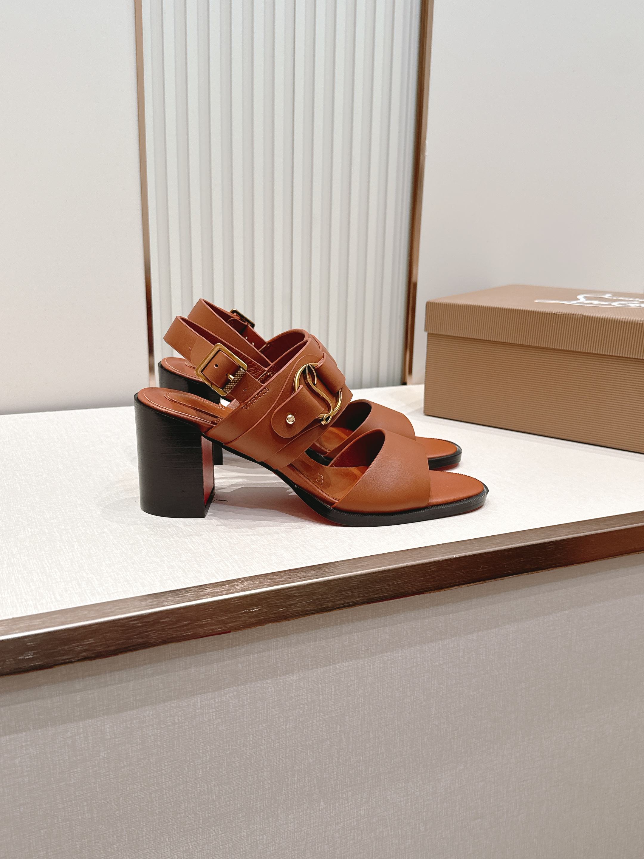 Christian Louboutin Leather Sandals