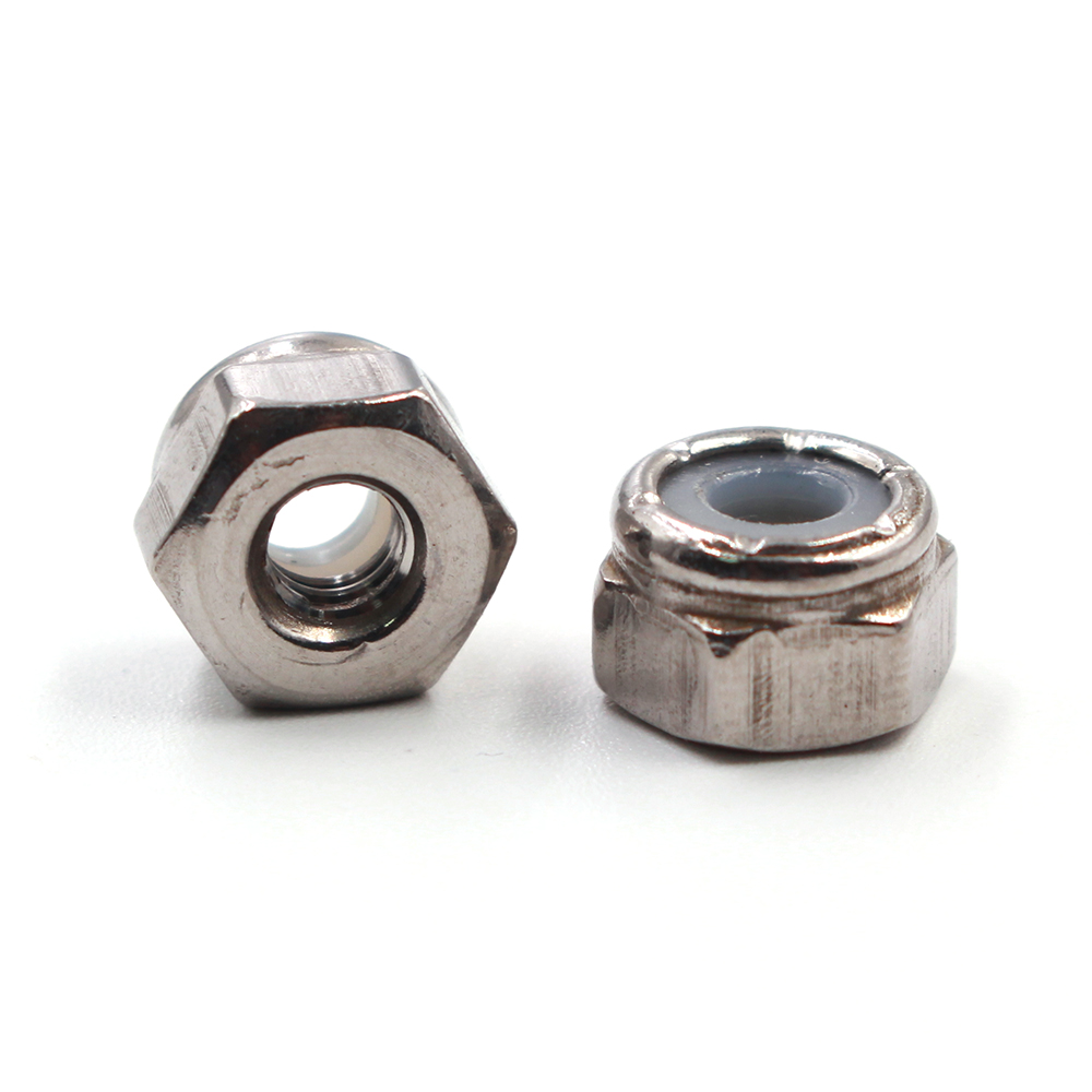 Locknuts DIN985 DIN982 Stainless Steel 304 Black Zinc Plated M3 M4 M5 M6 Nylon Insert Lock Nylock Nut