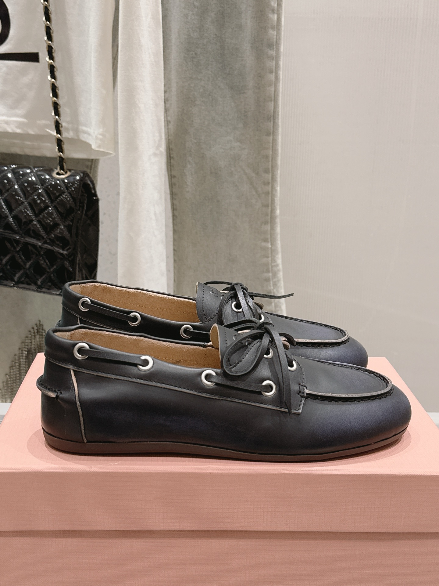 Miu Miu Leather Loafers