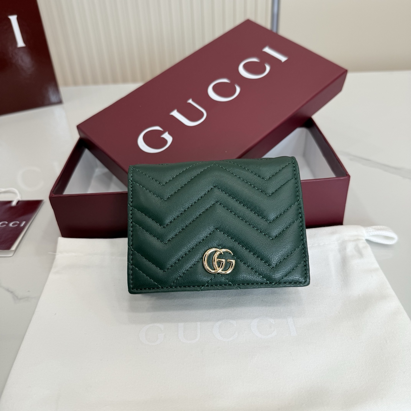 Gucci GG Marmont card case wallet 466492