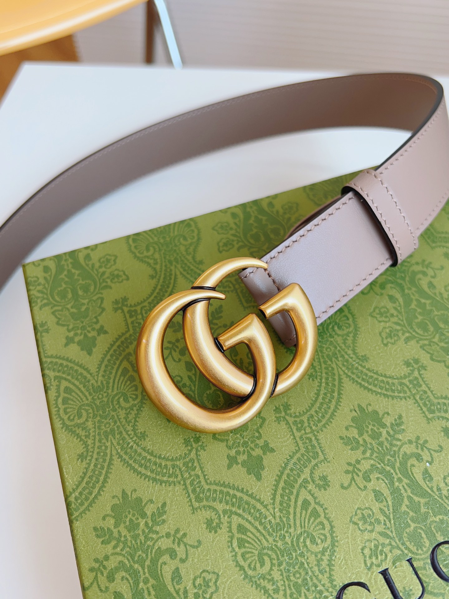 Gucci GG Marmont Lady's Leather Belt 3.0cm