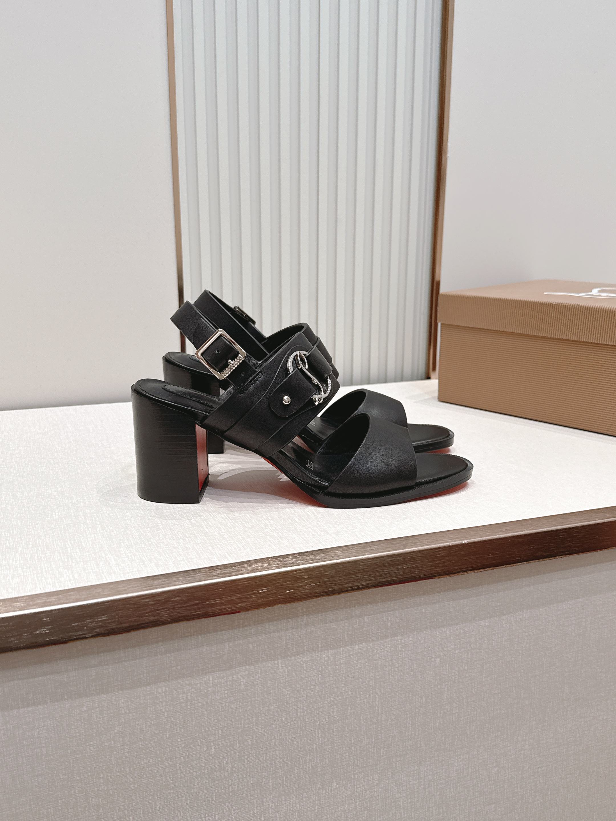 Christian Louboutin Leather Sandals