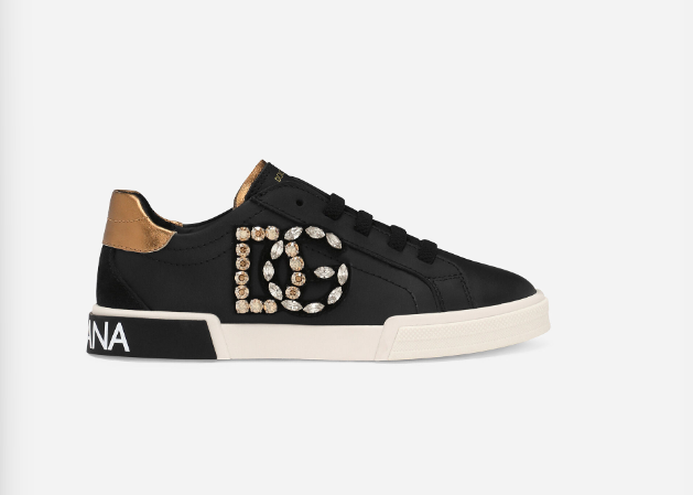 D&G Unisex Leather Sneakers