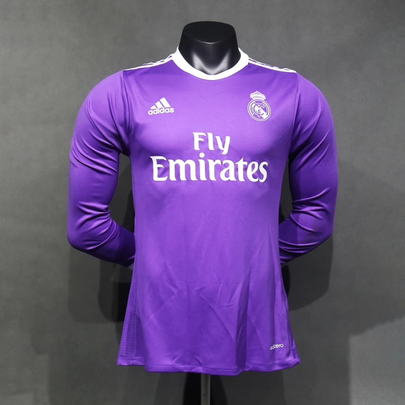 Retro 16-17 Real Madrid away Long sleevePlayer version