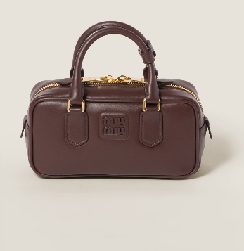 Miu miu Briarwood Medium Aarcadie Leather Bag 5BB142
