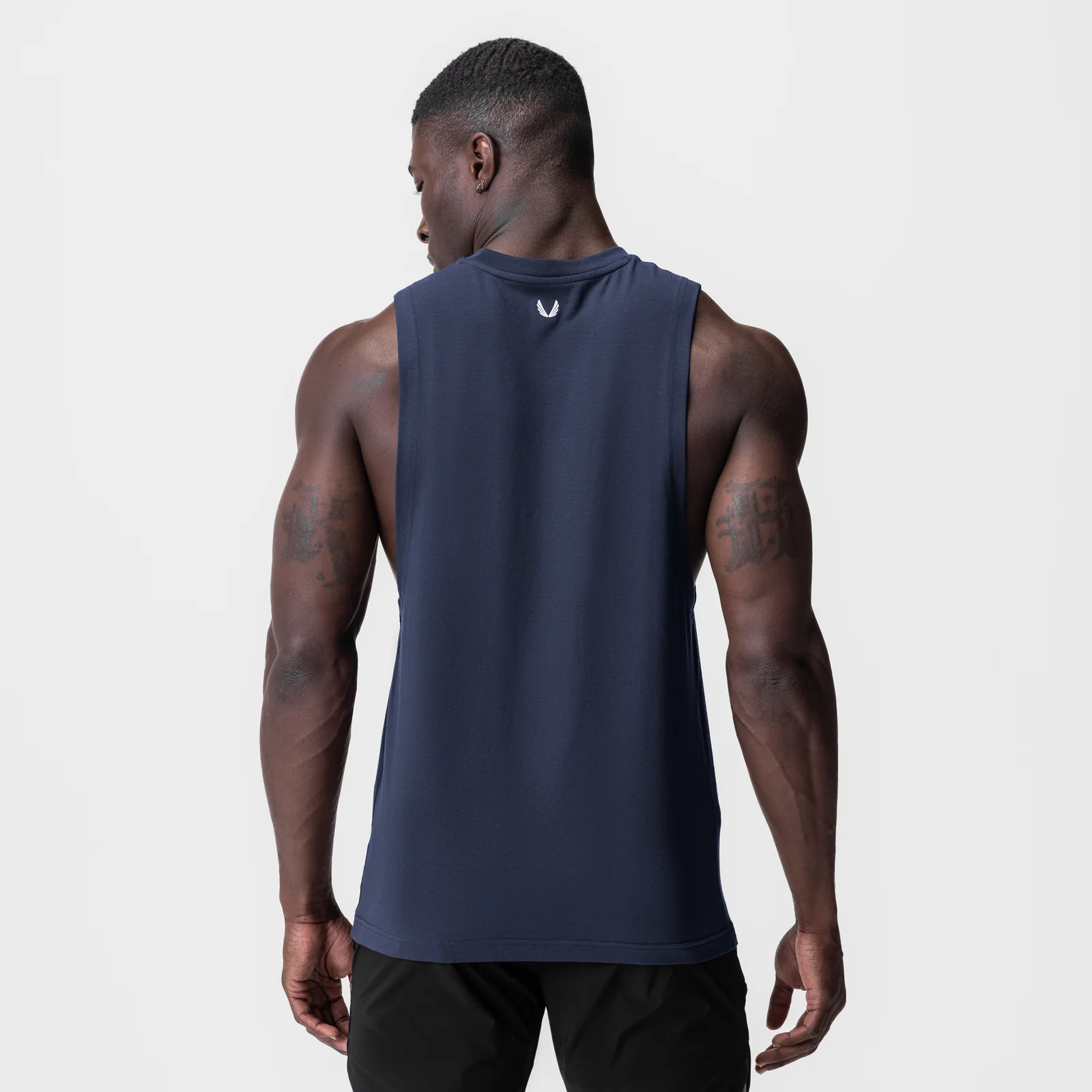 0926. Supima Muscle Tank - Navy