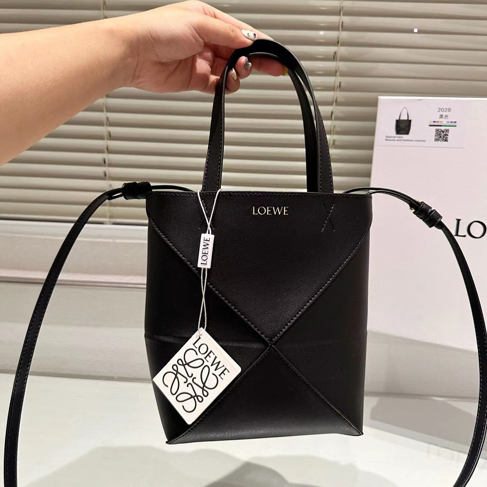Loewe Puzzle Fold Tote Calfskin handbag