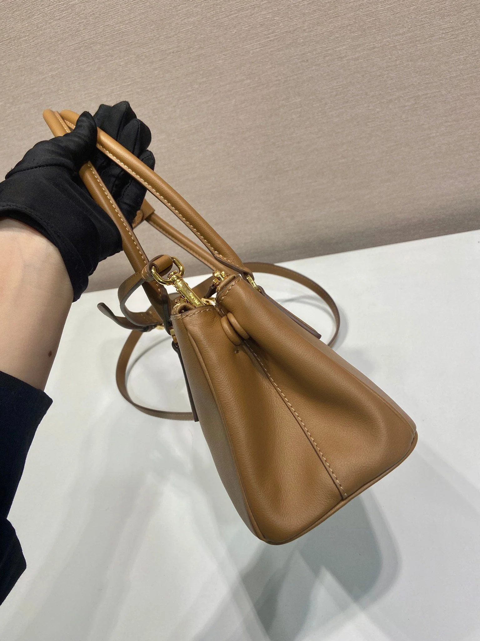 Prada PRA New killer bag brown calfskin 326426