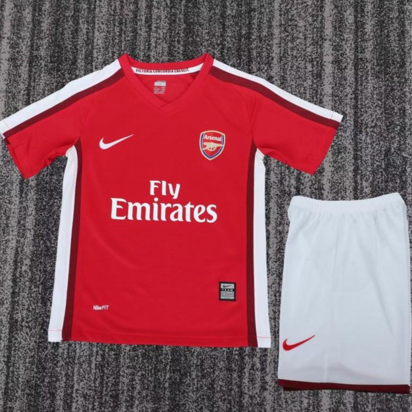 Retro 08/10 Kids Arsenal Red Home Jersey 16-28