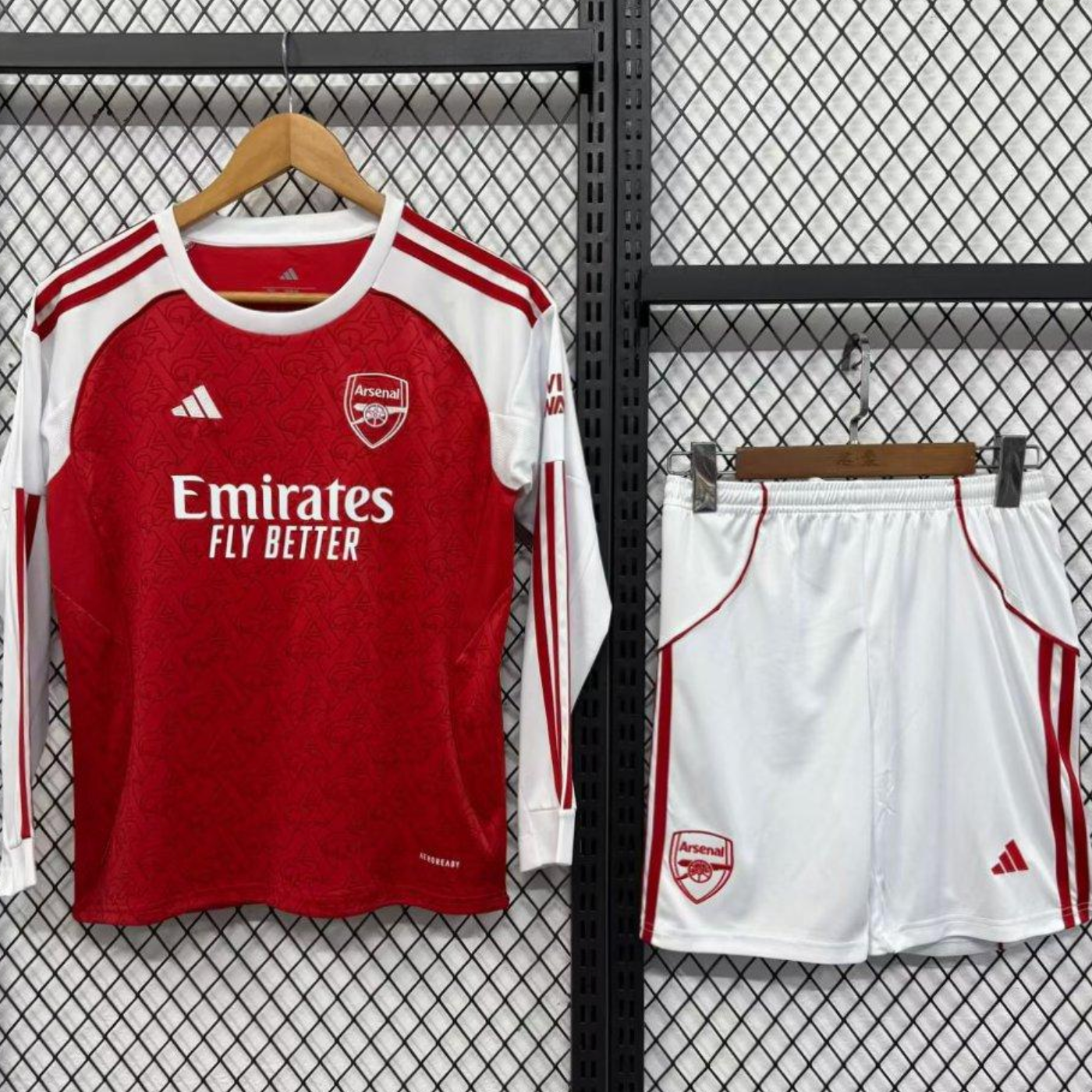 25/26 Kids Arsenal Home Long Sleeve Jersey 16-28