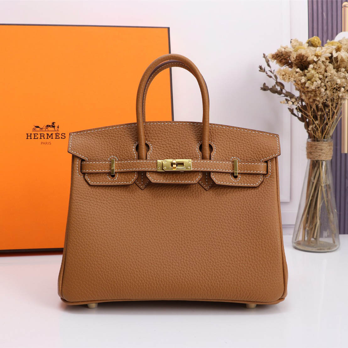 Hermes Birkin Tote Bag Handbag Shoulder Bag 10A Top Quality-Red
