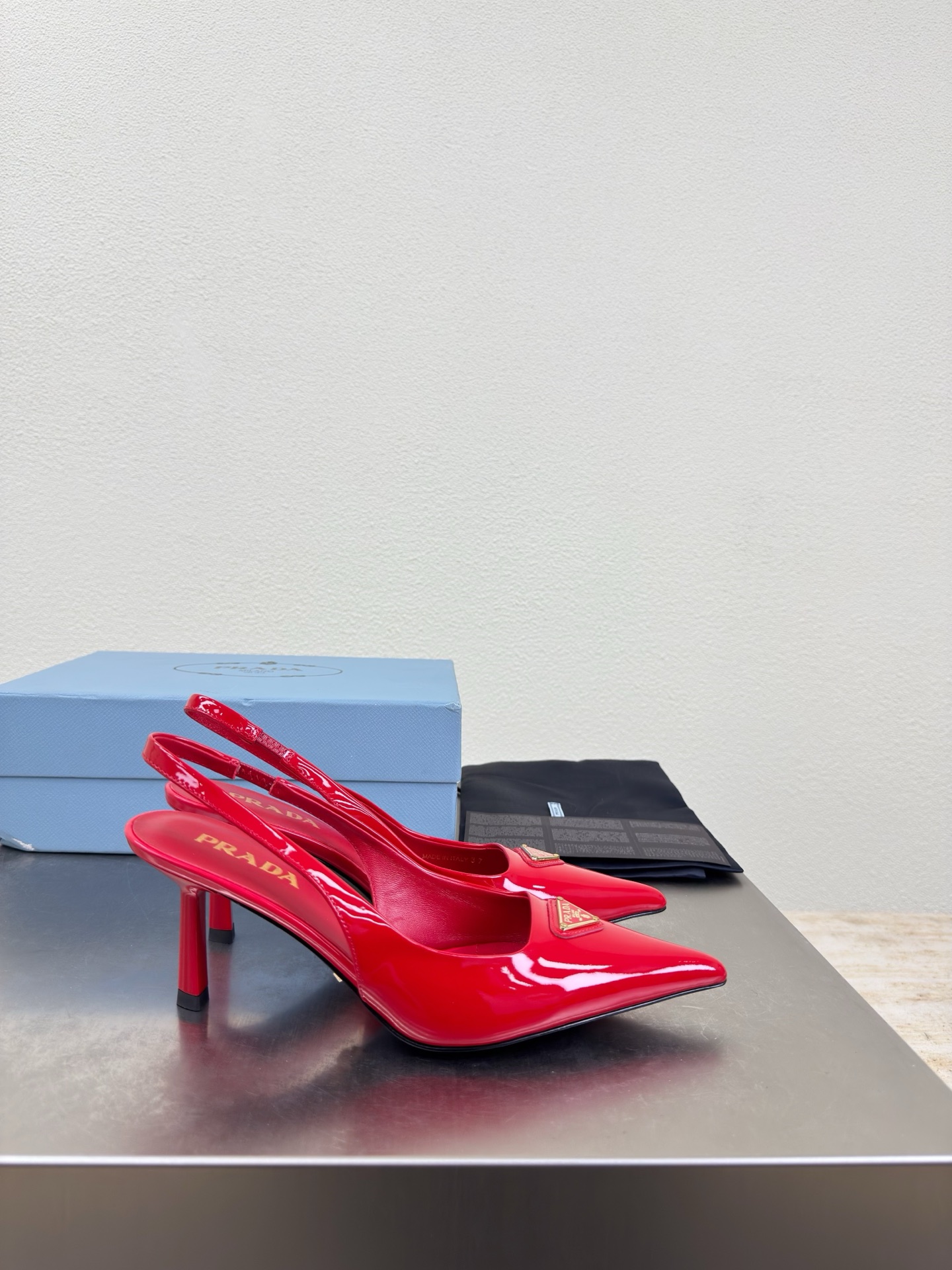 Prada Patent Leather Singback Pump