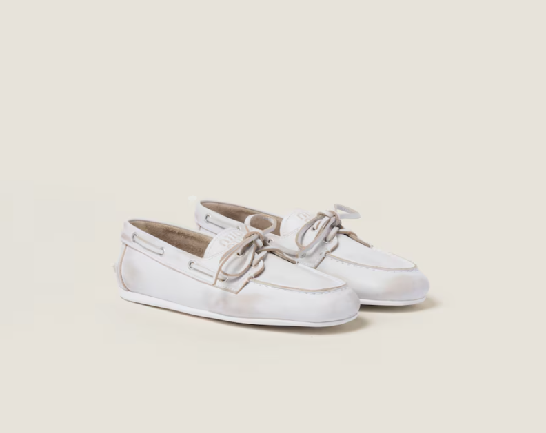 Miu Miu Leather loafer