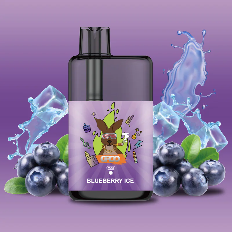 GROO MAX 10K Rechargeable Disposable Vape – Blueberry Ice - Vaba Vape-Shop